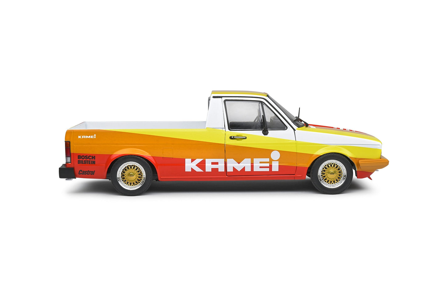 Macheta auto Volkswagen Caddy Mk.1 Kamei tribute "Street Fighter" Red (1982) 1:18 Solido